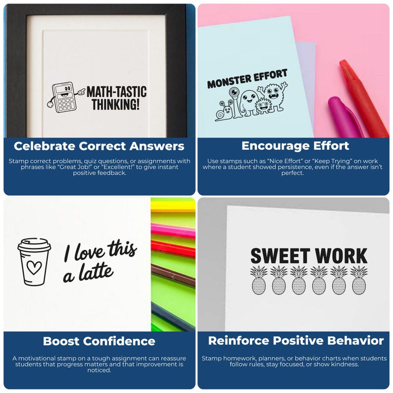 gift for coworkers, gift ideas for employees, approved stamp, custom stamps self inking.