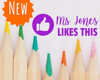 Custom Made Facebook Like Stamp | Teacher Like Stamp