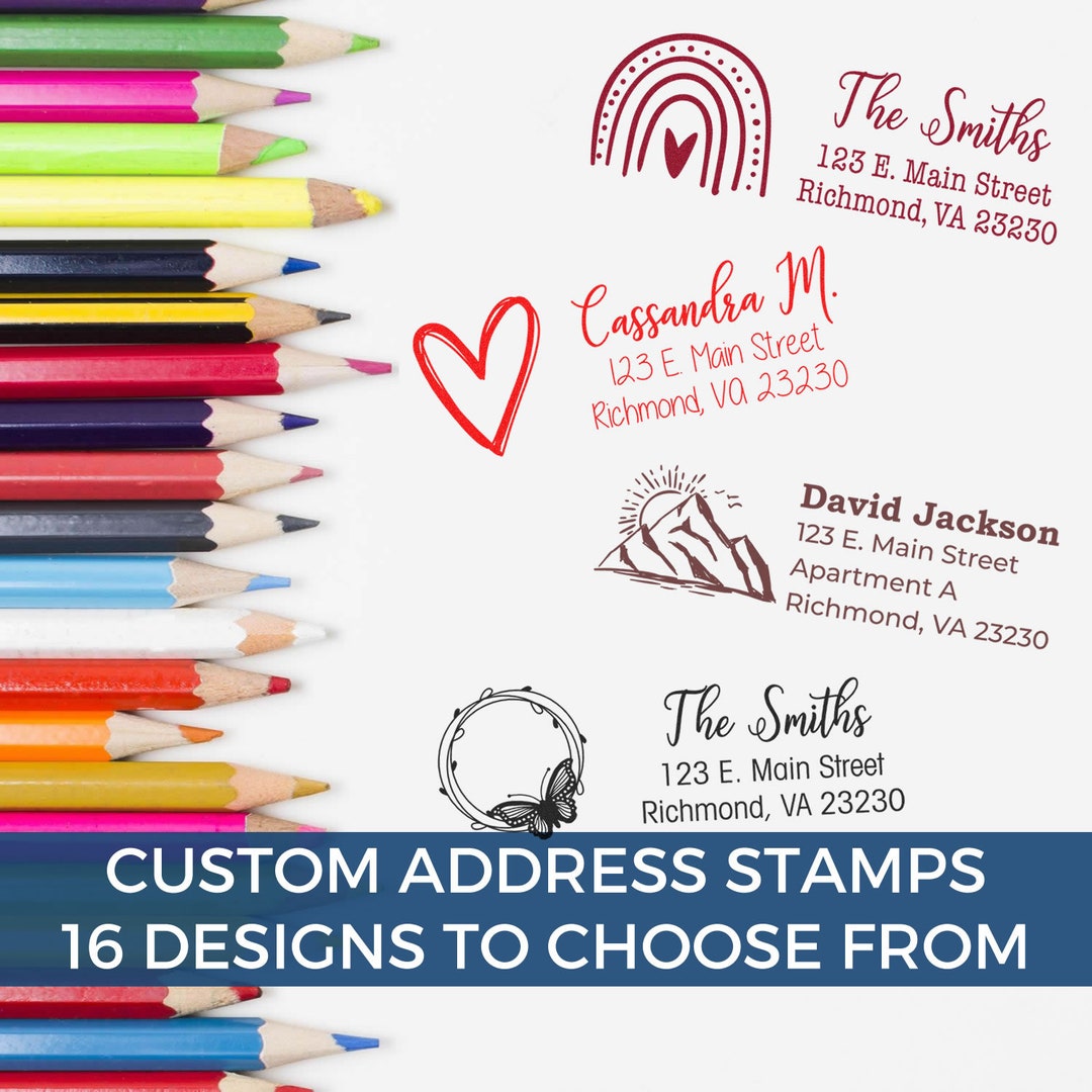 Stunning Custom Return Address Stamp - Personalize Your Mail, Unique ...