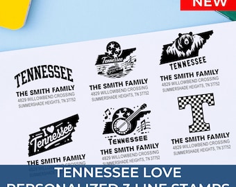 Handmade Tennessee Address Stamp: 25+ Design Styles