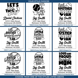 Style choice of self-inking stamp displaying classic design suited for small businesses