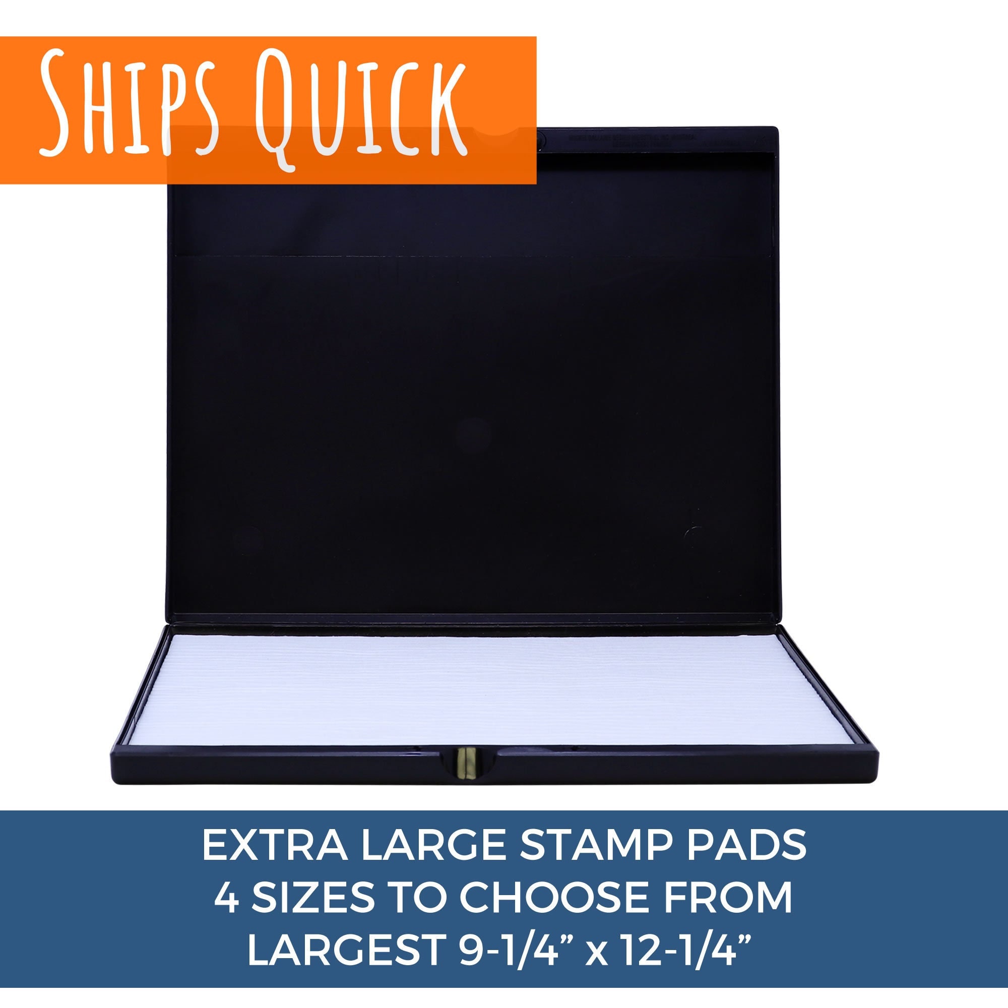 Infusion 5 x 7 Large Stamp Ink Pad for Rubber Stamps, Your Go to Large  Stamp Ink Pad for Bright Color, Even Coverage and Durability, Black Stamp  Pad