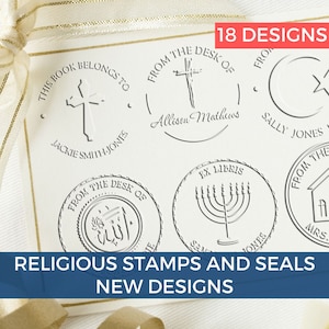Christian Jesus Cross Stamp, Religious Stamps, Self Inking Stamp, Christian Book Stamps, Rubber Stamp,Custom Religious Stamp, Religious Gift