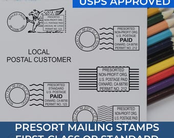 Bulk Mail Stamp - Stamp for Envelopes - Business Stamp
