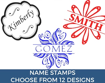 Custom Name Stamper - Wedding Stamp - DIY Stationary