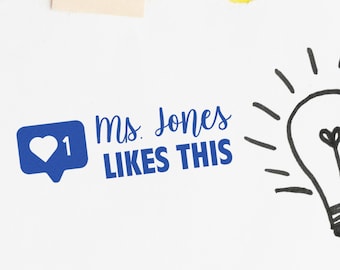 Classroom Like Stamp - Teacher Stamp - Instagram Stamp Like