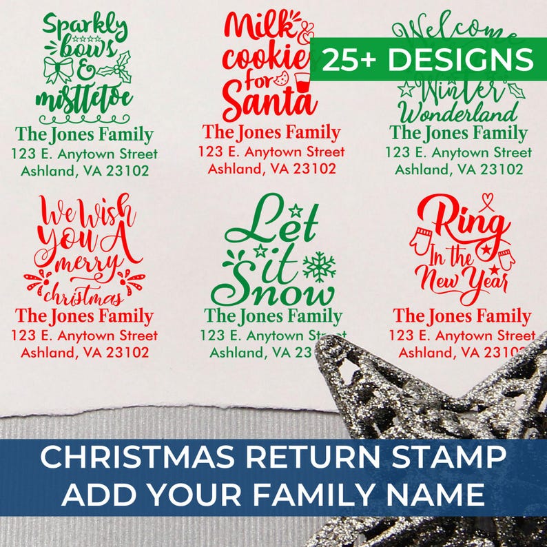 Handcrafted personalized stamp showcasing metropolitan design designed for return addresses