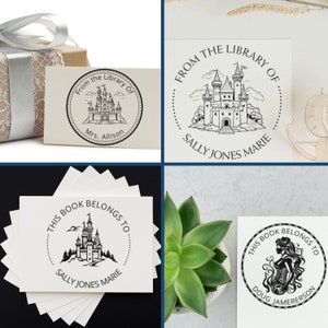 Ocean themed stamps and nautical bookplate designs make perfect ocean gifts and a thoughtful gift for her. These personalized bookplates add a unique touch to any book collection.