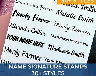 Personalized Name Stamps