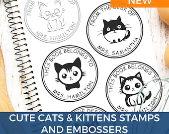 From The Library Of Stamp - Cat Book Stamp & Embosser