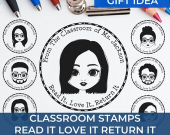 Read It Love It Return It - Teacher Stamp - Bitmoji Stamp