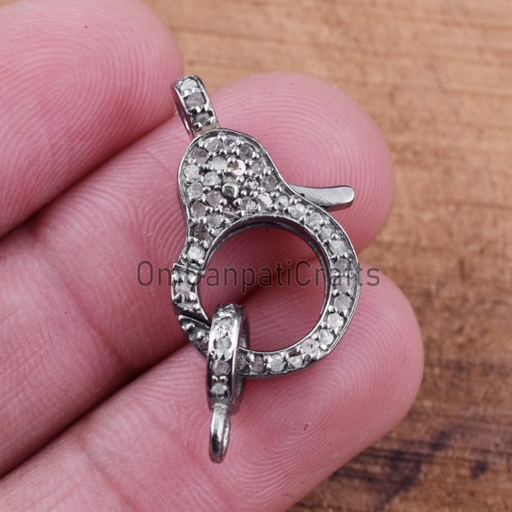 Pave diamond clasp wholesale deals