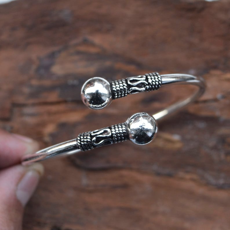 Gift For Her Boho Jewelry Gypsy Bracelet 925 Solid Silver Bracelet Gift For Him Vintage Silver Bracelet,925 Sterling Silver Bracelet