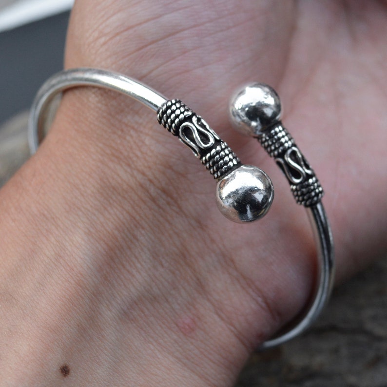 Gift For Her Boho Jewelry Gypsy Bracelet 925 Solid Silver Bracelet Gift For Him Vintage Silver Bracelet,925 Sterling Silver Bracelet