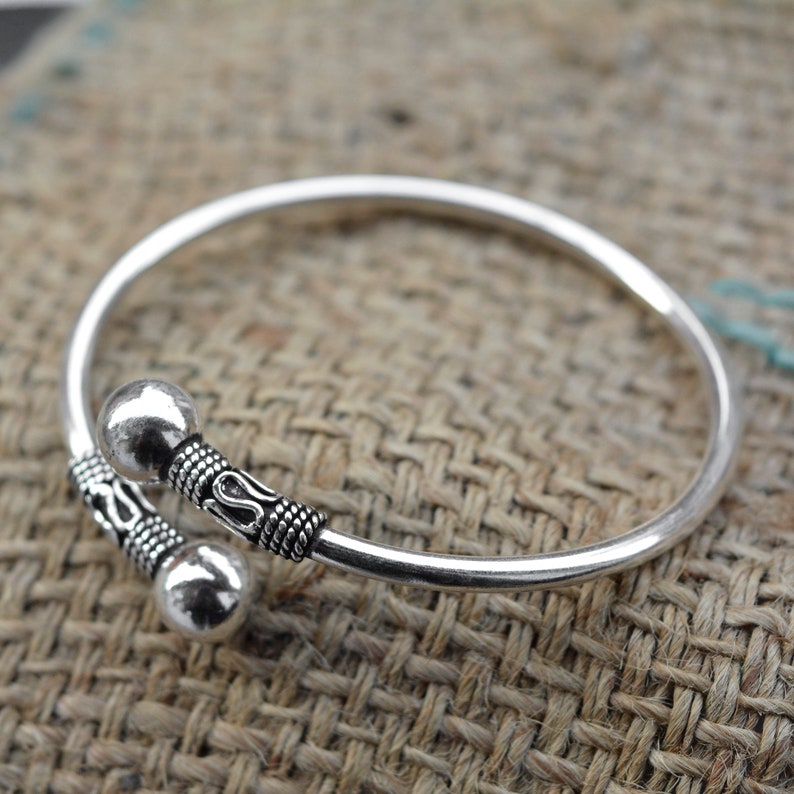 Gift For Her Boho Jewelry Gypsy Bracelet 925 Solid Silver Bracelet Gift For Him Vintage Silver Bracelet,925 Sterling Silver Bracelet
