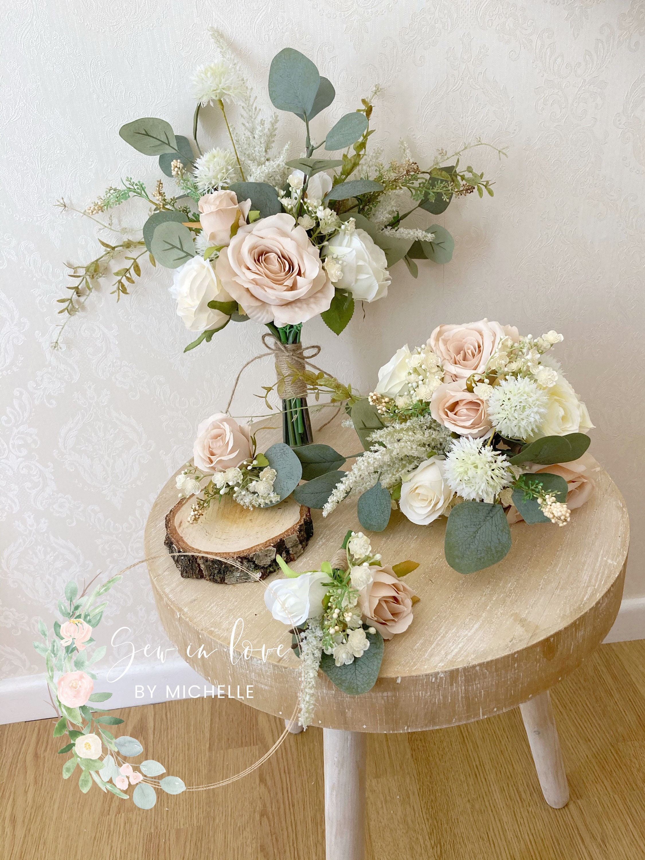 Champagne Bride Bouquet