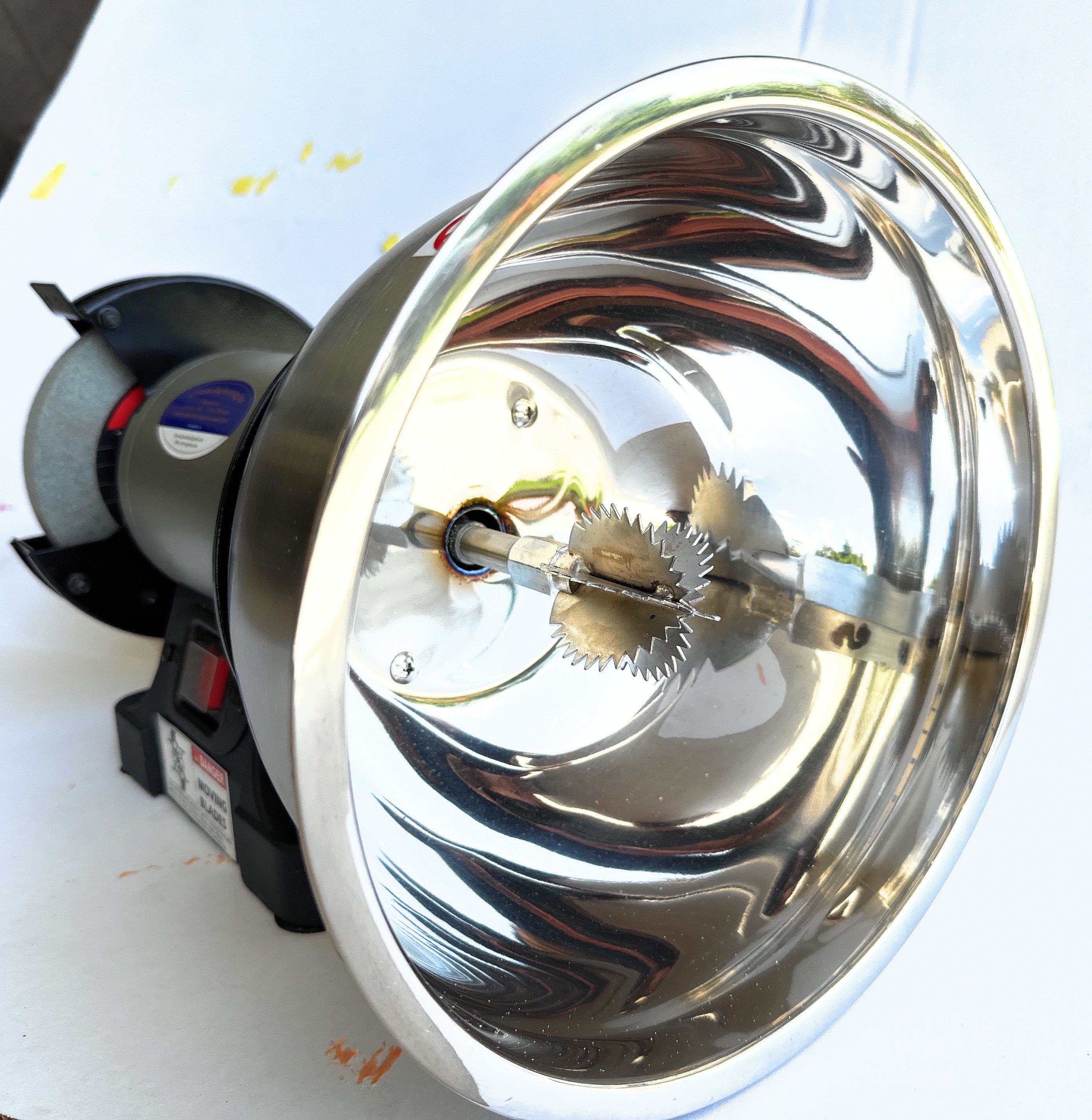 Gitachi elektrische Kokosnussreibe mittlerer Geschwindigkeit 2 in 1, 120Volt, 1750 U / min