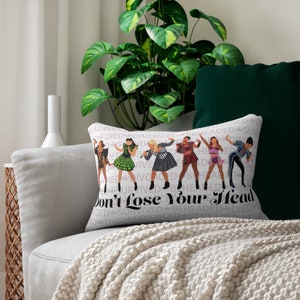 MEGASIX SIX the Musical Broadway Queens Wives Musical Spun Polyester Lumbar Pillow Gift Home goods