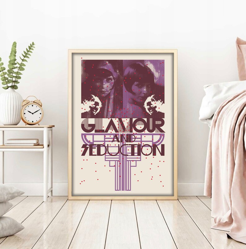 wall deco prints Vintage glamour and seduction prints *UNFRAMED*