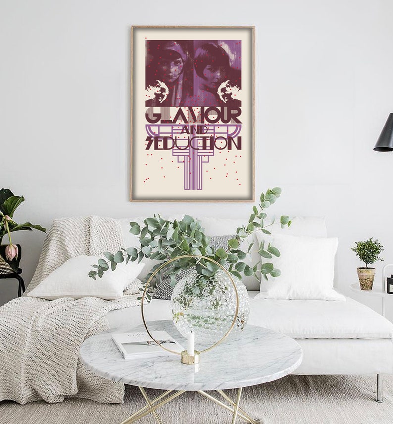 wall deco prints Vintage glamour and seduction prints *UNFRAMED*
