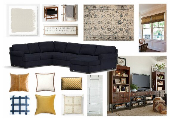 Family Room Interior Design Services E Design