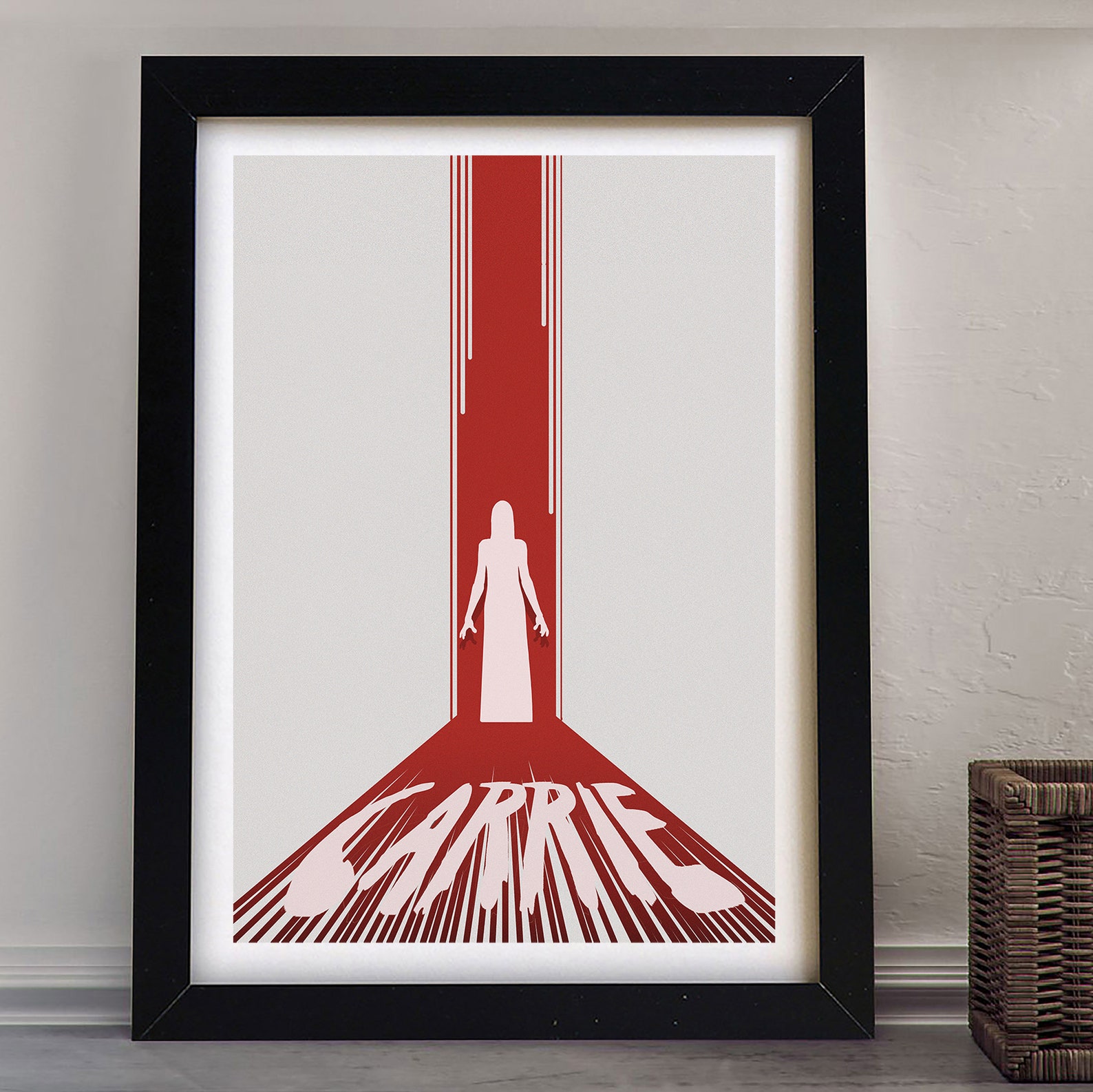 Carrie Fan Art Movie Poster Etsy