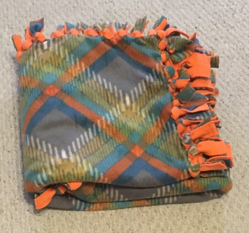 Ready to Ship Adele Plaid No Sew Fleece Prayer Blanket 72 x Etsy