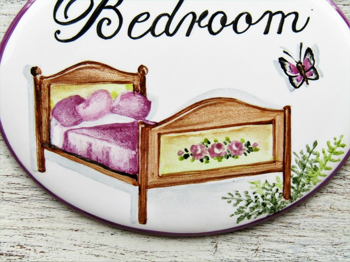 Custom Bedroom Door Sign Bedroom Door Plaque Guest Room | Etsy