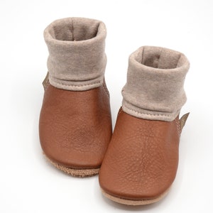 CRAWLING SHOES - ORGANIC LEATHER - ADAM uni