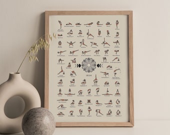 Hatha Yoga Sequence | Iyengar Advanced Level | Master Poses | Professional Chart