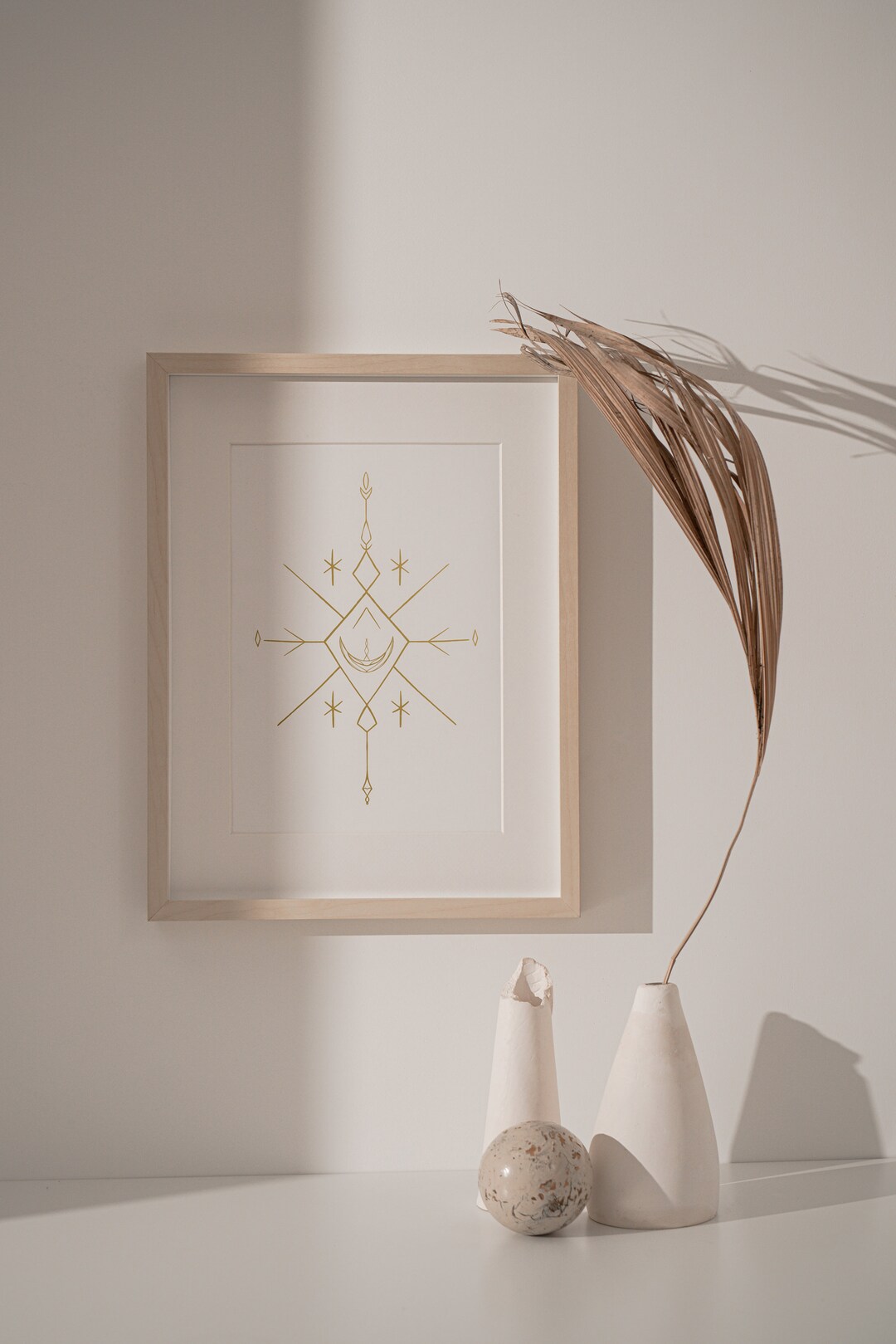 Gold Sacred Geometry Wall Art | Spiritual Printable | Zen Wall Decor ...
