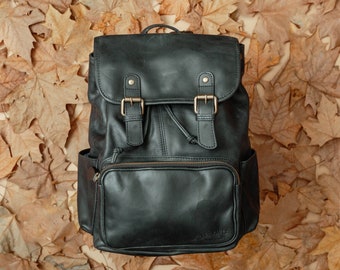 Urban Leather Backpack