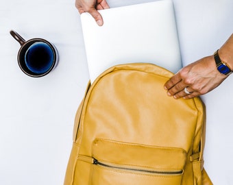 Leather Backpack