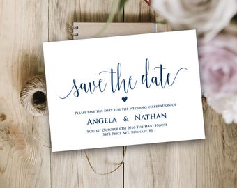save date template etsy