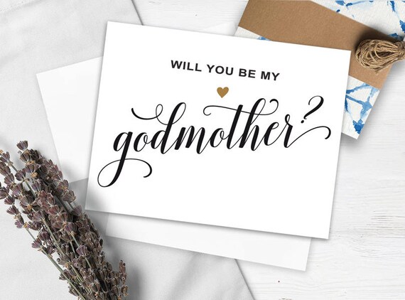 Download Will You Be My Godmother Card JPG PDF Printable Godmother ...