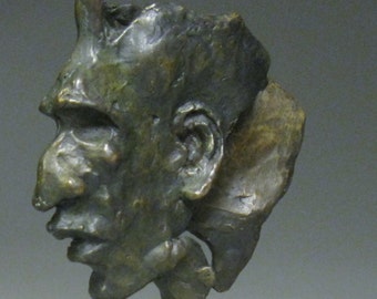 Othello / Shakespeare Bronze Figurative Sculpture / Valerie Gilman / Taproot Arts and Insight