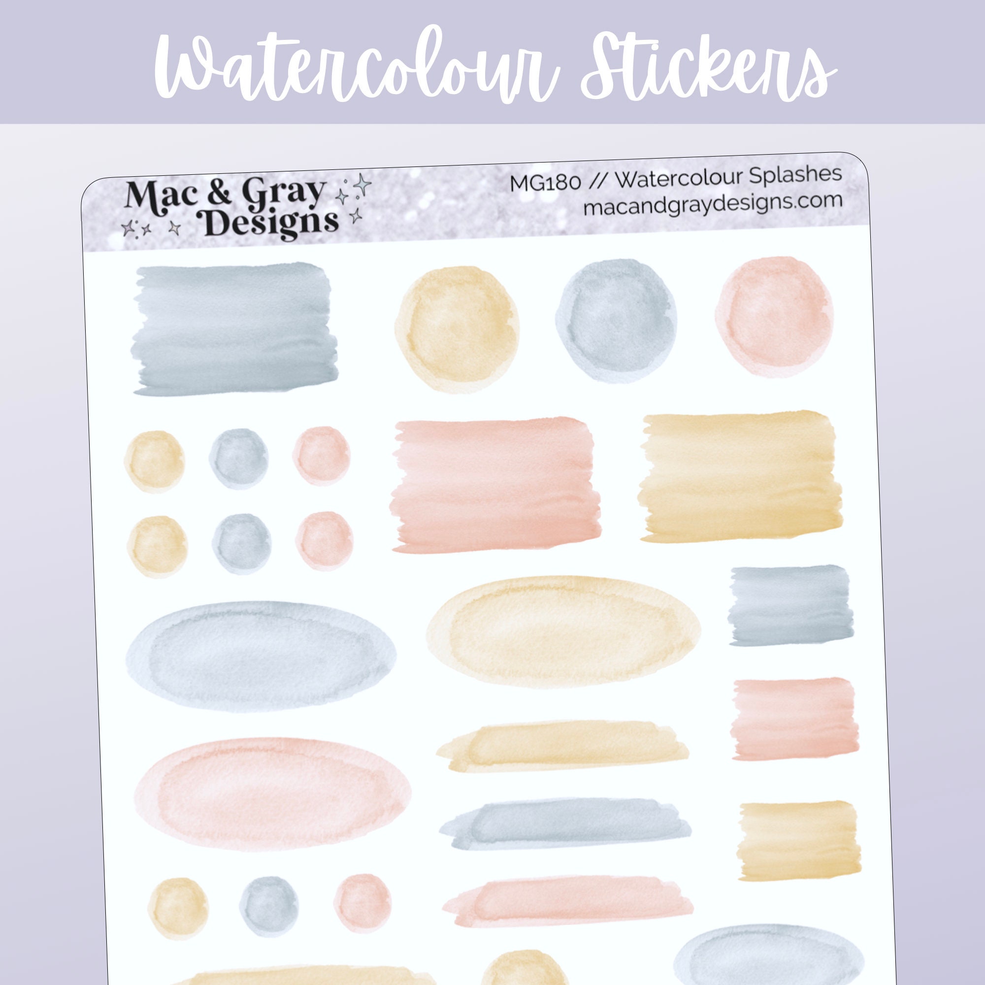 Neutral Watercolour Stickers // Functional Planner Stickers, Neutral ...