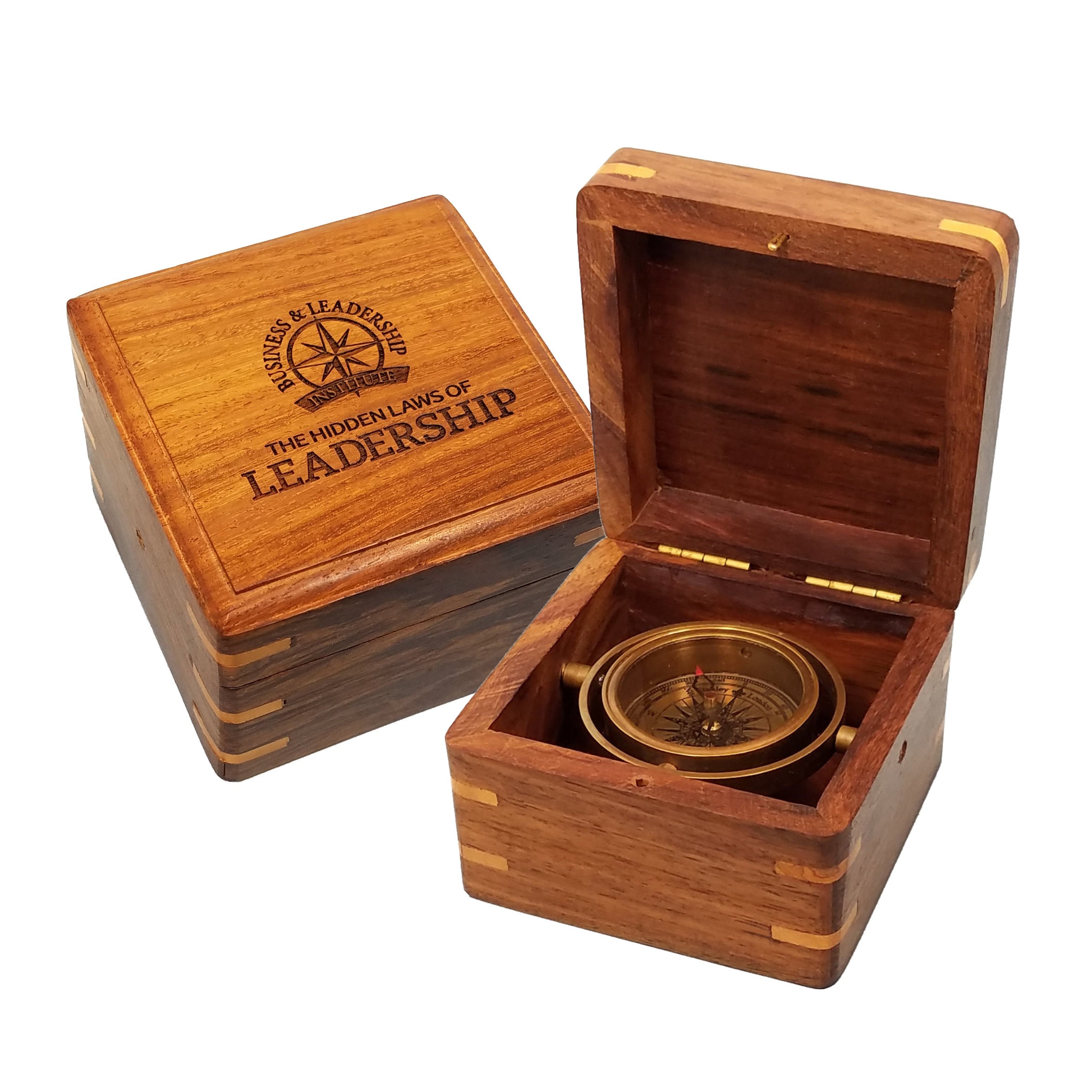 Personalized Desk Compass Gift Engravable Miniature Boxed Etsy