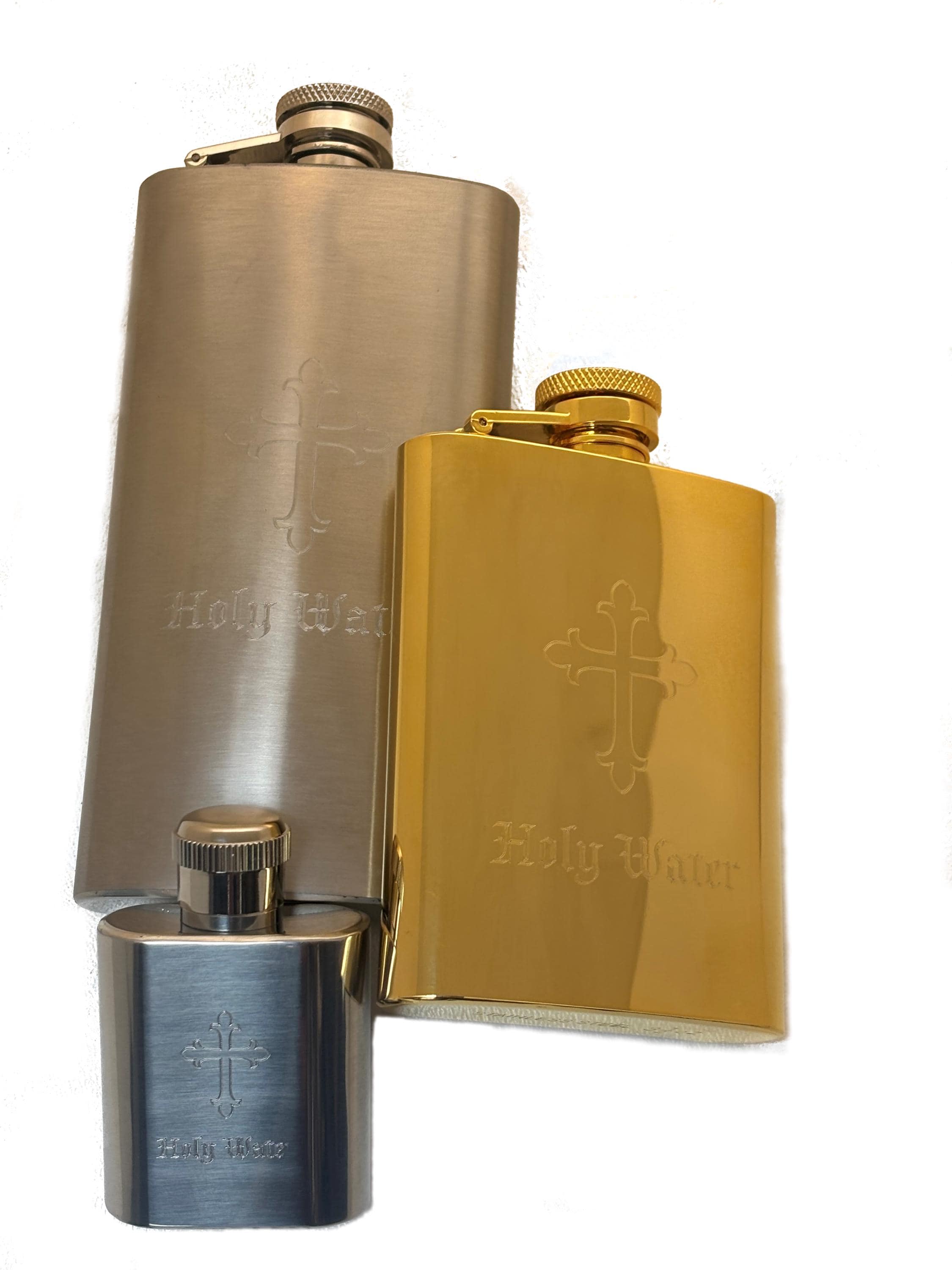 Holy Water Flask Engraved | Personalized Religious Gift | 3 Sizes - Etsy