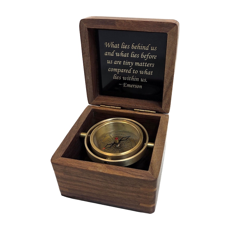 Compass: Engraved - Etsy