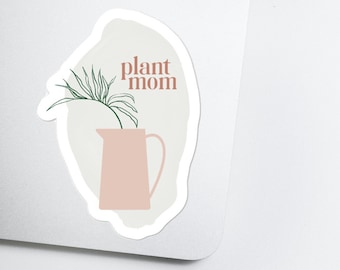 Pflanze Mom Aufkleber | Aufkleber für Pflanzenliebhaber