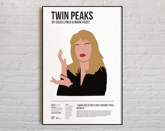 Twin Peaks tv-serie poster | Laura Palmer-afdruk in filmstijl (digitale download)