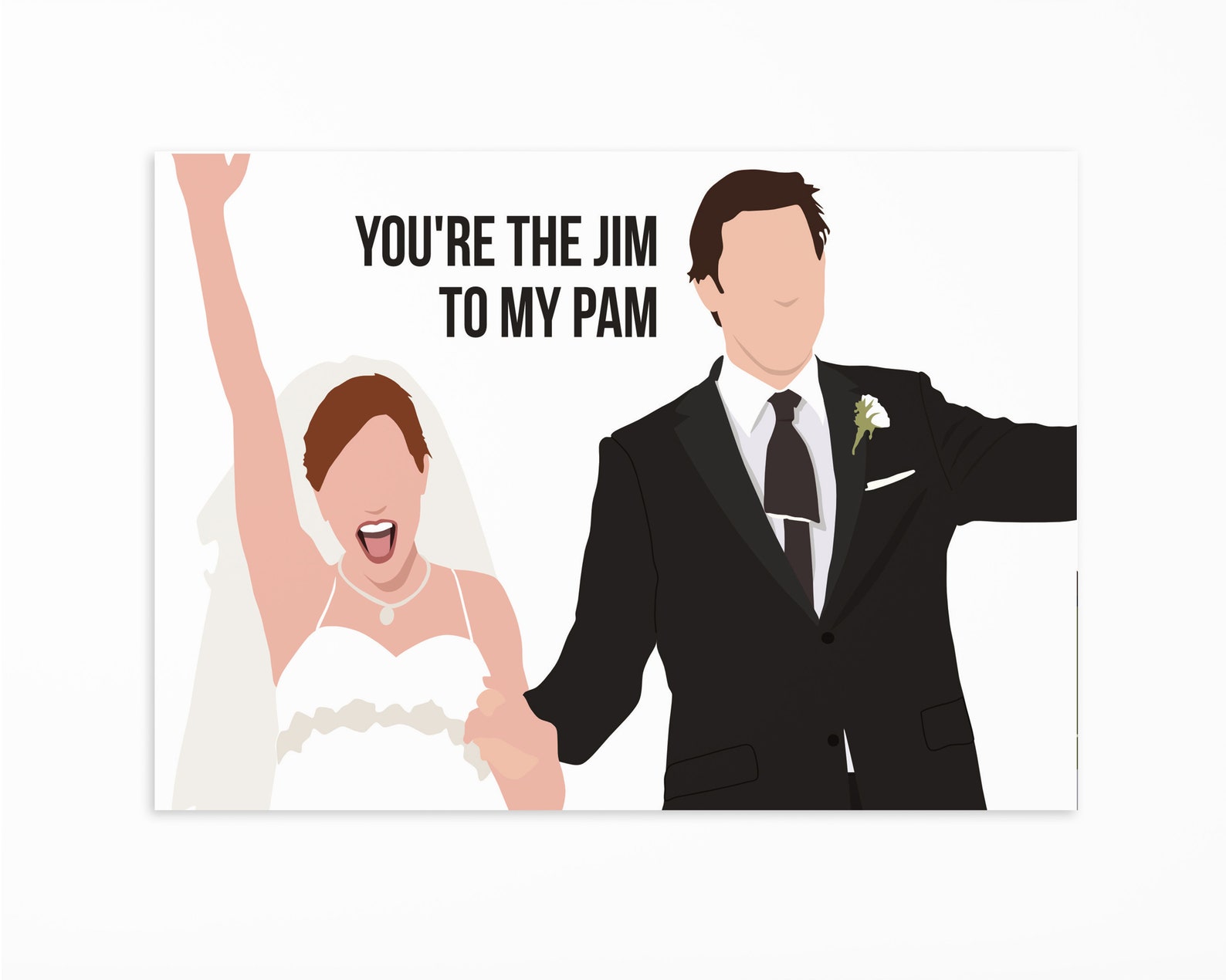 You're the Pam to My Jim or You're the Jim to My Pam Etsy