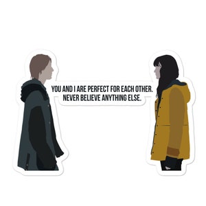 DARK Quote Sticker | Martha and Jonas Stickers