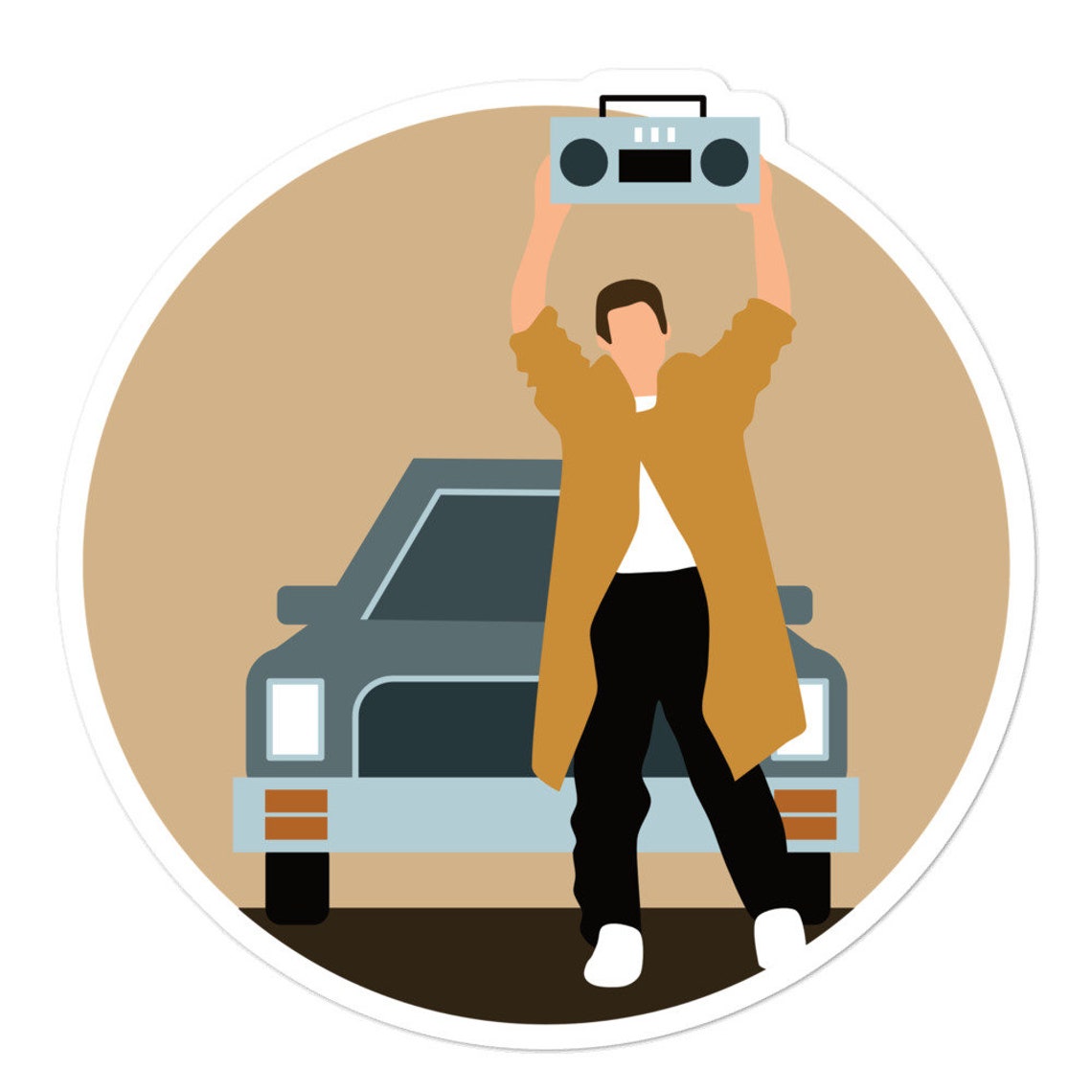 Say Anything Boombox Sticker Retro John Cusack/lloyd Dobler Etsy UK