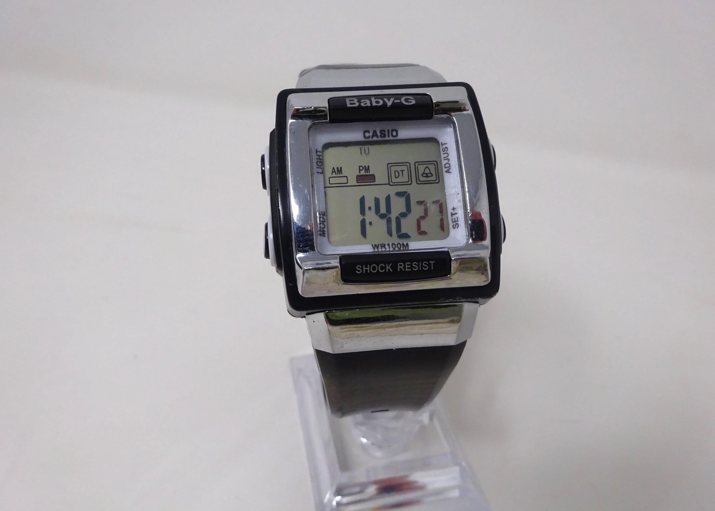 Casio BABY-G 2902 BG-184 Square Face Clear Jelly Vintage