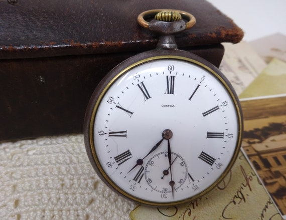 OMEGA Swiss Made Antique Pocket Watch, Vintage Me… - image 1