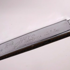 Vintage Harmonica Hero, Retro Musical Instrument, Chinese Harmonica