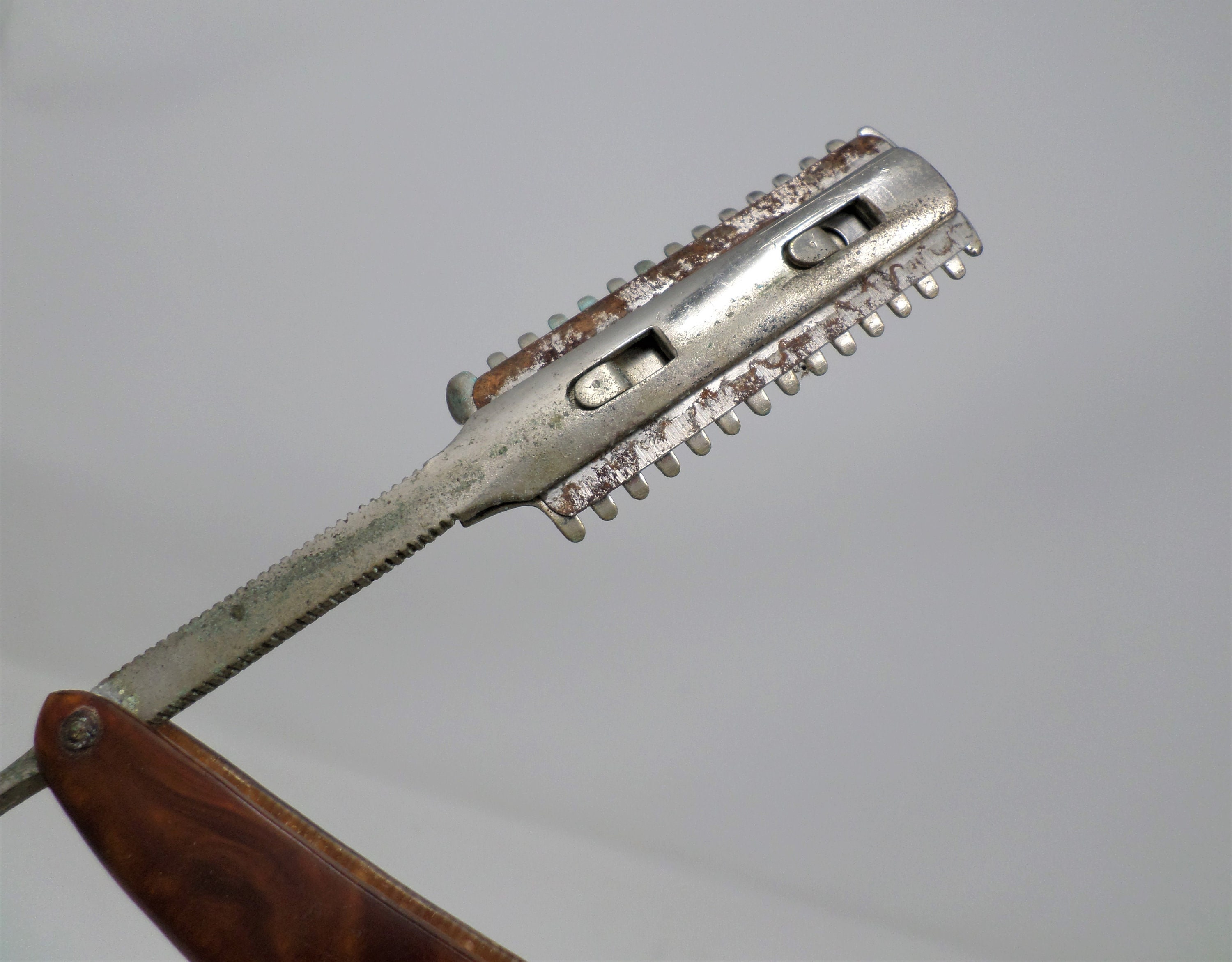 Vintage Straight Razor Marked 