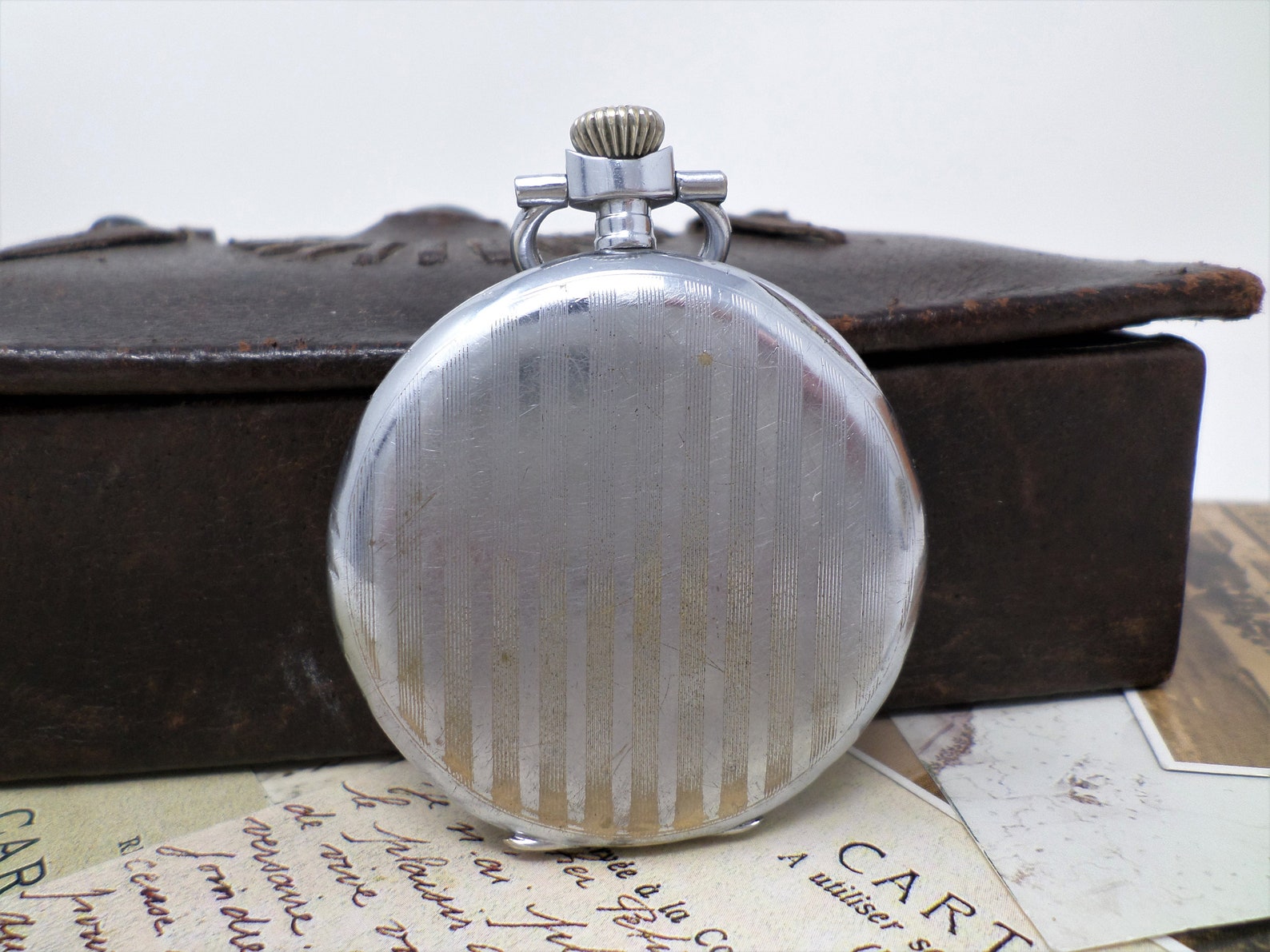 1960s Pocket Watch French Vintage Mens Pocket Watch With Etsy